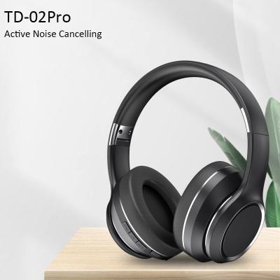 China High Quality Active Headband Noise Canceling Headphones Wireless Headphones Over Ear Headphones With Microphone for sale