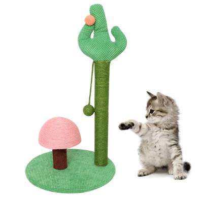 China Kitten Climbing Scratching Post Furniture Soft Toy Cat Tree Viable Bed for sale