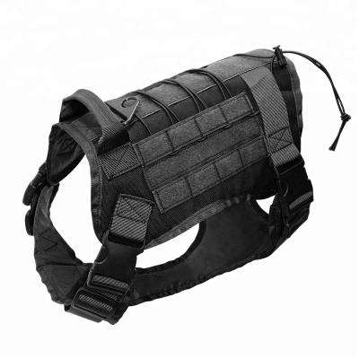 China Viable Military Tactical Vest Water Resistant Large Dog Training Harness Dog Training Harness for sale