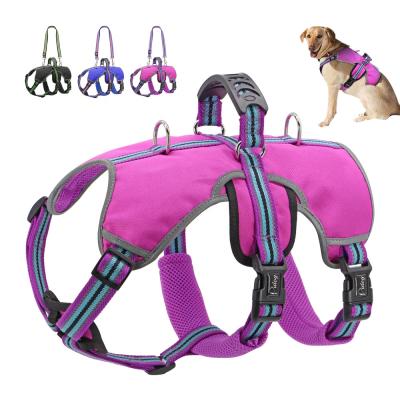 China Didog Durable Soft Breathable Padded Reflective Adjustable No Pull Escape Proof Nylon Dog Harness for sale