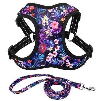 China Viable Fashion Aliexpress Fashion Fabric Hot Sales Soft Breathable Fleece Dog Harness for sale