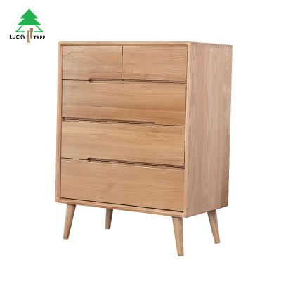 China Adjustable (Size) All Nordic Simple Modern Solid Wood Chest Storage Cabinet Bedroom Furniture Oak Solid Wood Storage Cabinet for sale