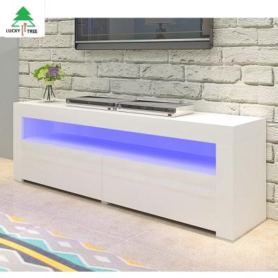 China (Other) Adjustable modern TV stand for living room with LED light for sale