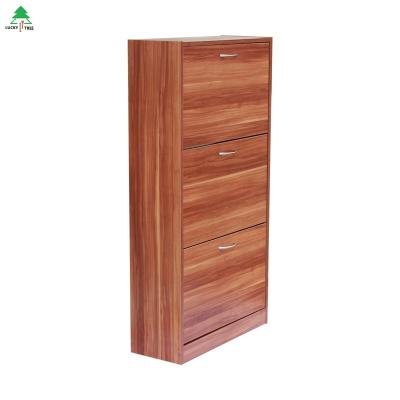 China (Height)Adjustable 3 Doors Shoe Cabinet For UK Market for sale