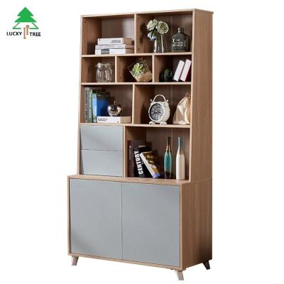 China Desk shelf (height) of adjustable simple wooden cabinet for sale