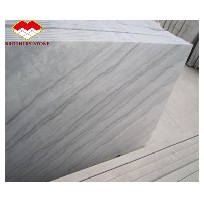 China 132.8 Mpa Wholesale Cheap Gray Veins Natural Guangxi White Marble for sale