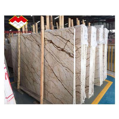 China 132.8 Mpa 2022 Sofitel Natural Stone Gold Marble Beige Marble For Hotel Flooring for sale