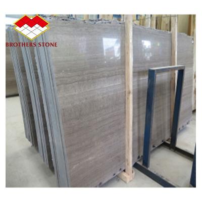 China Yunfu Factory Modern Marble Production Line Price China Guizhou Natural Wood Grain Gray Marble For Floor Tile for sale