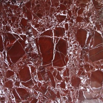 China Contemporary Red Rosso Lepanto Marble With White Veins Slab Tiles Natural Stone Turkey Countertops Price for sale