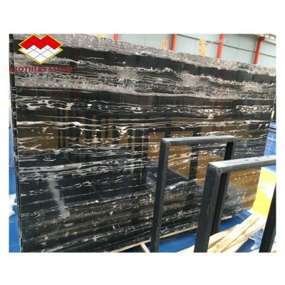 China Modern Silver Dragon Marble White Color Stone with White Vein Slab for sale