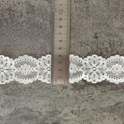 China Elasticity Width 5.7cm African Lace Fabric Clothing Accessories Lace Fabric High Quality Lace Material For Dress for sale