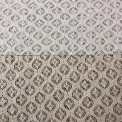 China JMS018 ELASTIC, 150CM newly developed fashion lace fabric, 90%NYLON clothing accessories, 10%SPANDEX BRUSHED lace fabric for sale