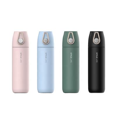 China 2020 New Style Disposable Double Couple Thermos 304 Stainless Steel Wall Water Creative Cute Vacuum Flask for sale