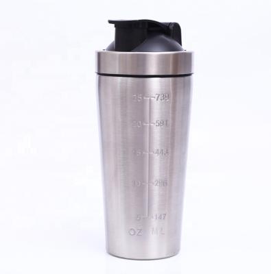 China 2018 Sustainable Popular Outdoor Vacuum Drinking Bottle Insulated Protein Stainless Steel Water Bottles for sale