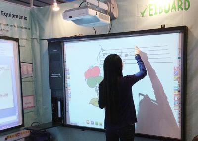 China 4 Touch IR Interactive Whiteboard , USB Connection 85 inch Whiteboard for Students for sale