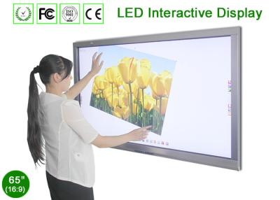 China Multi Language LED Interactive Touchscreen Display with i3 OPS PC XP OS for sale