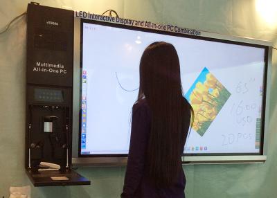 China 55 Inch LED Interactive Display , Interactive Display Boards for School Digital Classroom for sale