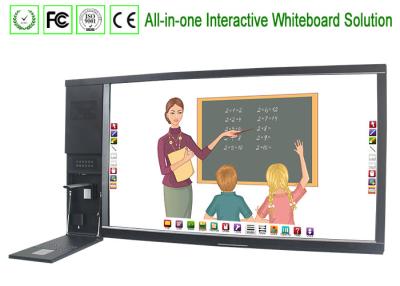 China HD IR Induction LED Interactive Whiteboard System With Prepositive Interface for sale