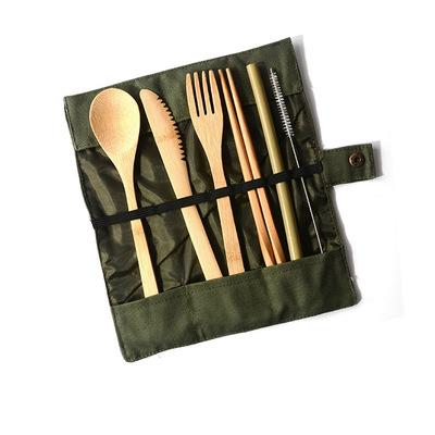 China 2021 Sustainable Hot Sale Pure Natural Environmental Protection Box Wooden Cutlery Set for sale