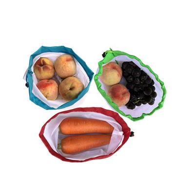 China China Logo Fruit Mesh Net Bag For Oranges Custom Packaging Vegetables Food Mesh Gift Pouch Bags Nylon for sale