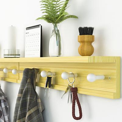 China Free Sample 2019 New Design Eco - Friendly Wall Mounted Coat Rack Floating Shelf for sale