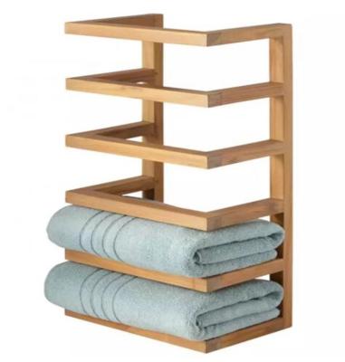 China Heater Factory Wholesale High Quality Solid Wood Towel Rack in Laundry Room for sale