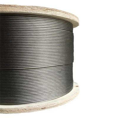 China machinery; Marine Architecture Stainless Steel (316) 1x19 3.2mm x 25m Roll Wire Rope Cable for sale