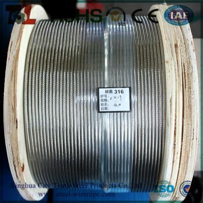 China Crane Steel Wire Rope , Galvanized Steel Wire Rope 6x19+IWRC/FC 12mm Diameter 48mm for sale