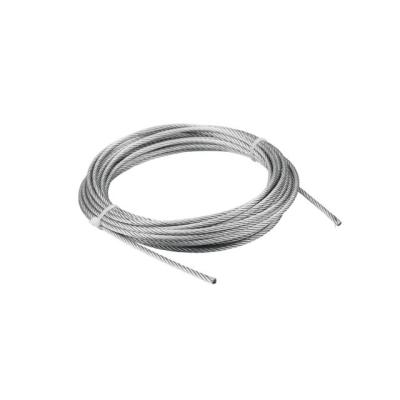 China Hot Selling Rope High Tension Steel Wire Rope DIN3053 Stainless Steel Wire Rope Cable 7x7 7x19 for sale