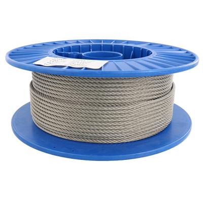 China Steel Wire Rope & cable SUS304 316 stainless steel wire rope cable 7x7 4mm, 5mm, 6mm, 8mm, 10mm auto check for cable 32mm 40mm for sale