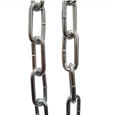 China Lifting Chain Hoist Directly Welded Stainless Steel Link Chain Japanese Standard High Tensile Strength Chain for sale