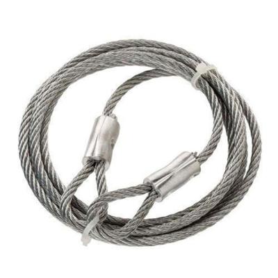 China Rope and eye eye wire rope sling for sale