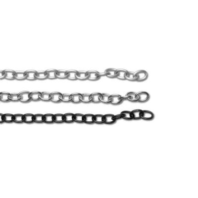 China Wholesale DIN 763 Stainless Steel Link Chain Restrictor Chain Collar Long With Plastic Coil Bright Surface for sale