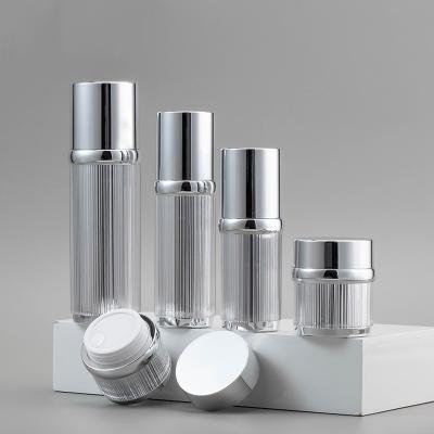 China Daily Life 30ml 50ml 100ml Cosmetic Glass Bottle Sets Glass Jar For Skin Care Face Cream Lotion Bottle B706 for sale