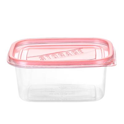 China Freshness Preservation Disposable Plastic Food Box Dessert Lunch Box Custom Takeout Box for sale