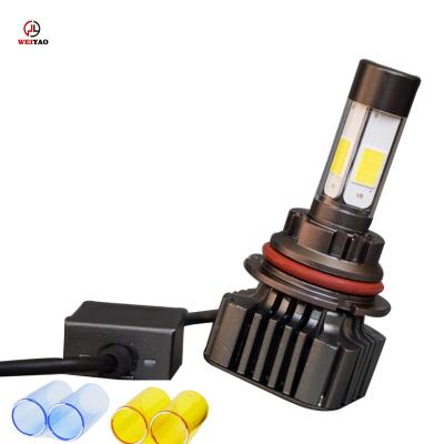 China Weiyao aluminum wholesale super bright 360 full illumination car led headlight 9007 hb5 for sale