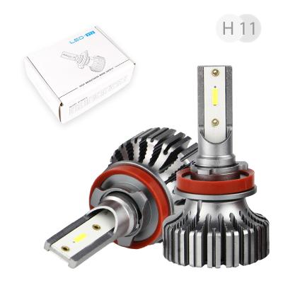 China Hot sale canbus led headlights h1 h3 h7 h11 h4 9005 led headlight Turbo LED headlight 9006 par 880 for car universal for sale