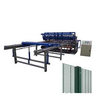 China Barrier Mesh Welding 4mm Wire Diameter Anti Climb Fencing Welding Machine High Security Anti Climb Mesh Machine for sale