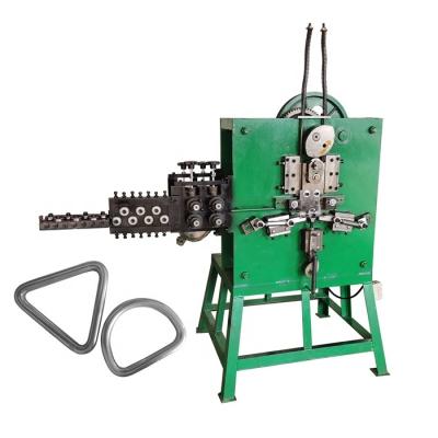 China Bend Wire In Different China Factory D Shapes Full Automatic Loop Forming Machine For Backpack Hardware Fastener Making for sale