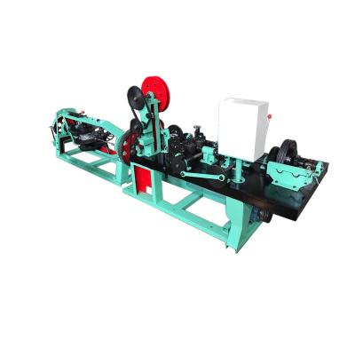 China Airports Galvanized Thron Jail Barbed Mesh Making Machine Automatic Double Wire Barb Net Weaving Machine China Supplier for sale