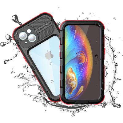 China Anti-drop Shellbox New Arrival Matte Outdoor Metal Waterproof Shatterproof Phone Cases For Swimming With Built-in Screen Protector for sale