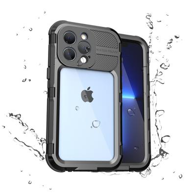 China Anti-fall Shellbox brand new arrival strong capacity tpu covered convenient waterproof metal phone case for retailer for sale