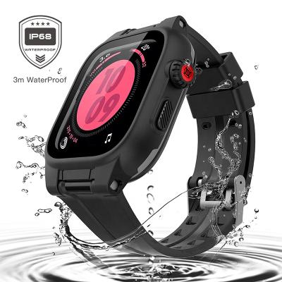 China Shellbox Brand IP68 Waterproof Shockproof Dustproof Certified Private Retail Packing Apple Waterproof Watch Case 44mm Protectors For Amazon for sale