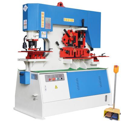 China Hydraulic Metal Sheet Metalworker Locksmith Machine 90 Ton For Punch Bending And Shearing for sale