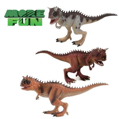 China Game OEM ODM PVC Plastic Dinosaur Toys Eco-friendly Realistic Dinosaur Figure Carnotaurus Toys With Movable Jaws for sale