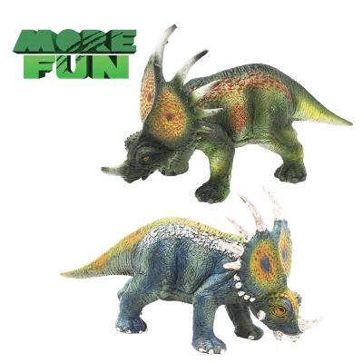 China Game OEM ODM Plastic PVC Dinosaur Toys Eco-friendly Lifelike Dinosaur Figure Styracosaurus Toys for sale