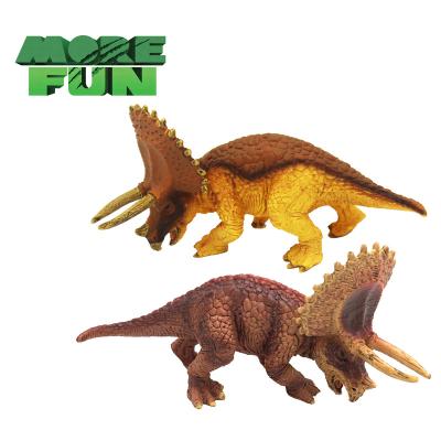 China Game OEM ODM Plastic PVC Dinosaur Toys Eco-friendly Realistic Dinosaur Figure Triceratops Toys for sale