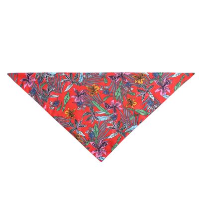 China Viable Beach Saliva Towel Sublimation Triangle Collar Pet Bandana Outdoor Dog Cat Scarf for sale