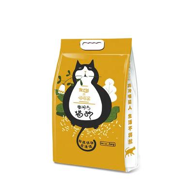 China 10kg Bentonite Sustainable Cat Litter Wholesale With Lemon Flavor Cat Litter Sand for sale