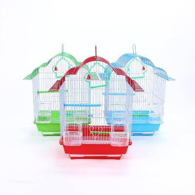 China Large Viable External Food Bowl Color Metal Breeding Bird Cages, Canary Yellow Bird Cage for sale